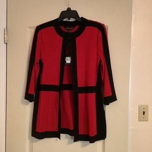 Beautiful Black & Red Ming Wang Jacket